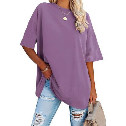 Alice - Locker geschnittenes T-Shirt mit breiten Schultern