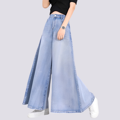 Cassie - Schicke Damenjeans mit weitem Bein
