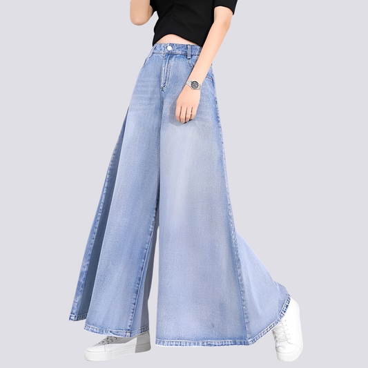 Cassie - Schicke Damenjeans mit weitem Bein