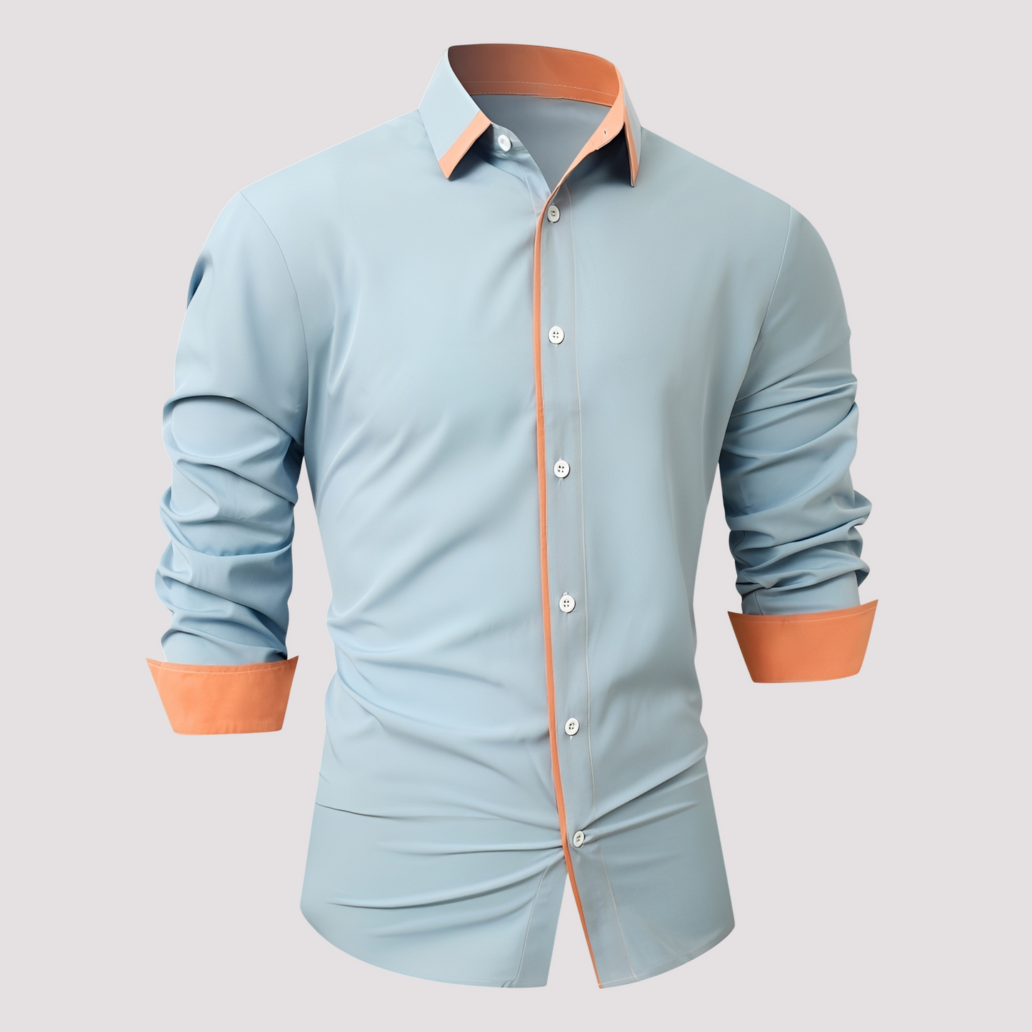 Samuel - Stilvolles Langarm-Overshirt für Herren