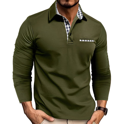 Rupert - Lässig Langarm-Poloshirt für Herren