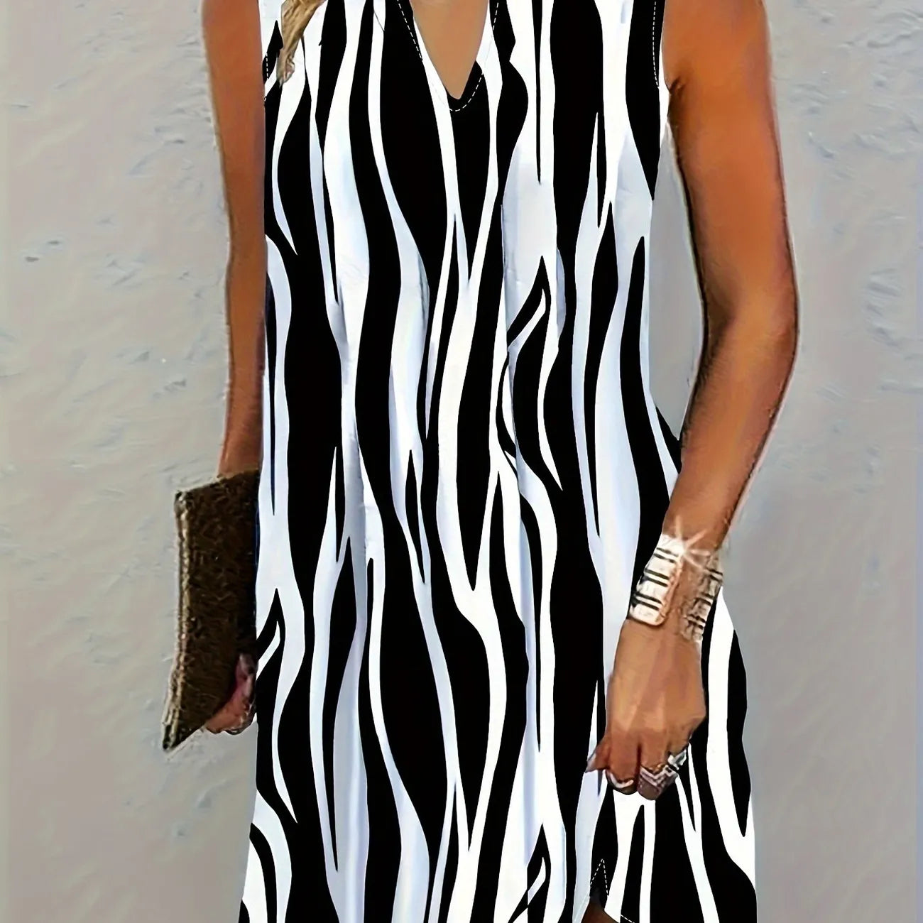Kalla - Ärmelloses A-Linien-Kleid  für Damen