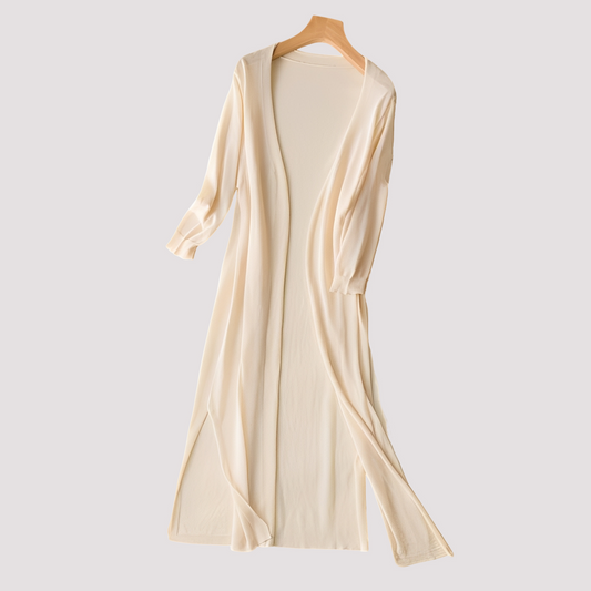 Fannie - Komfortabler langer Damen-Cardigan