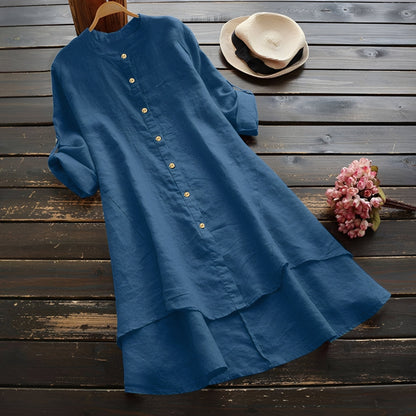 Mildred - Elegantes Kleid mit Knöpfen
