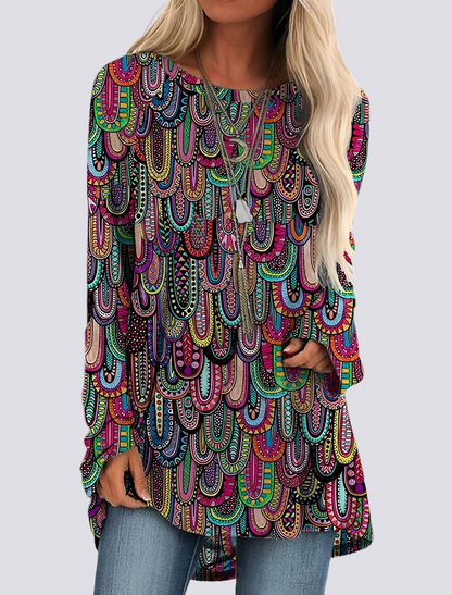 Monica - Modisches Ethno-Hemdkleid