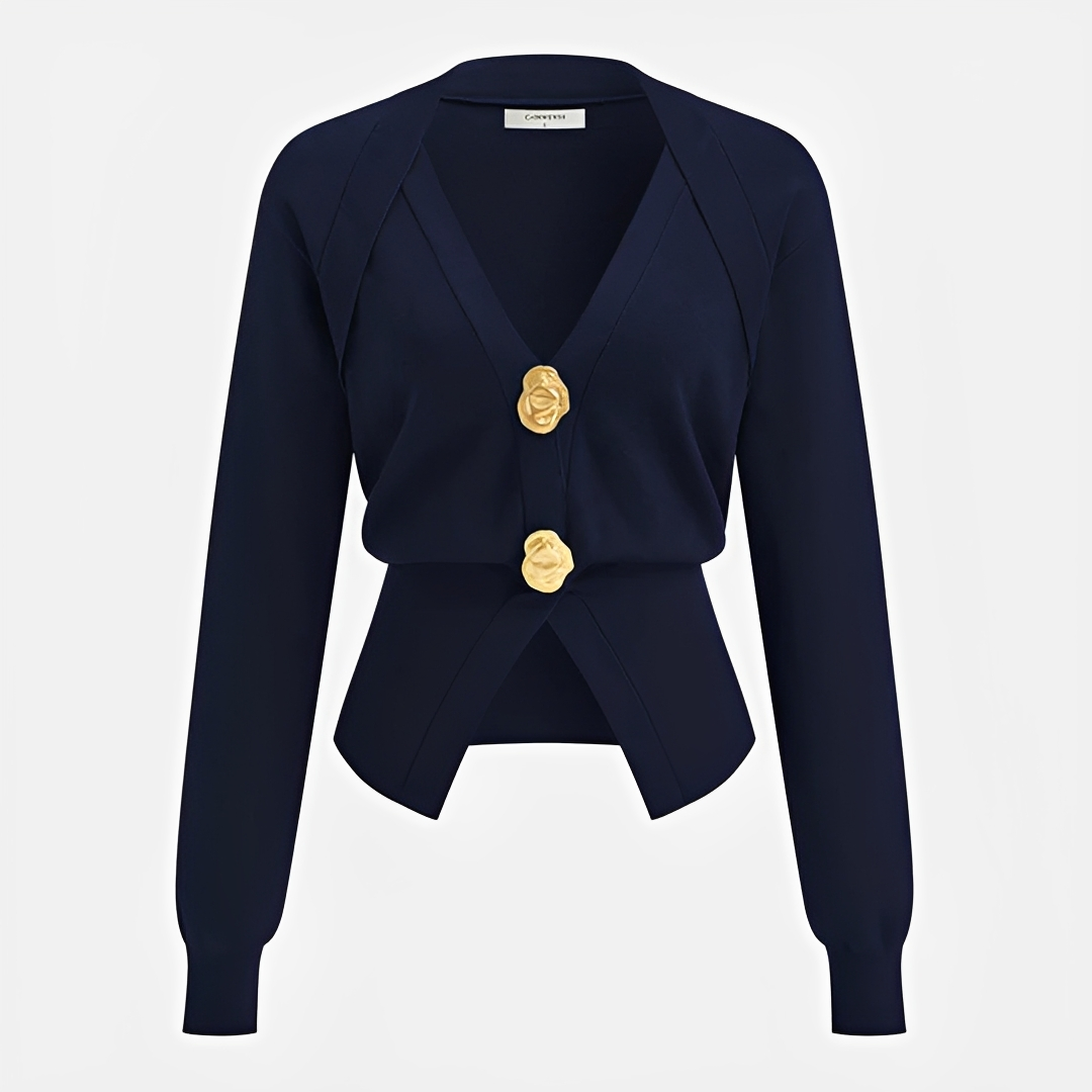 Kisha - Modejacke mit V-Kragen