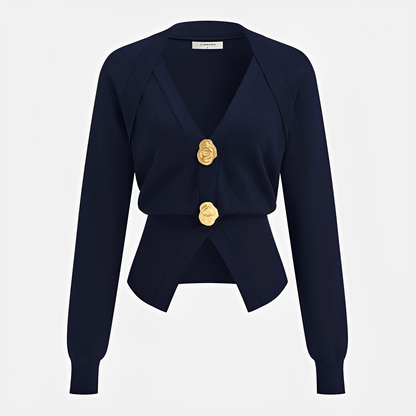 Kisha - Modejacke mit V-Kragen