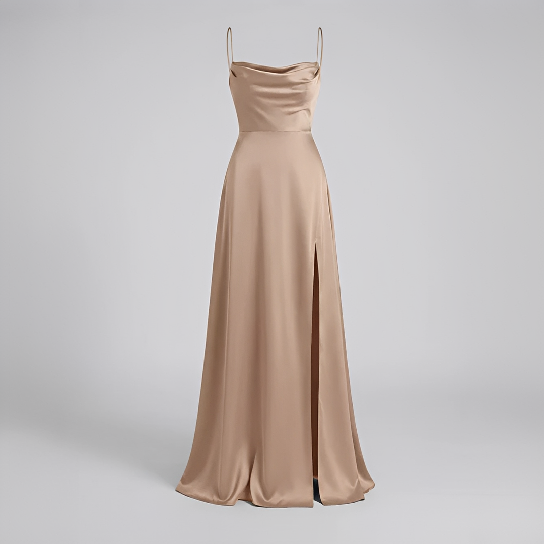Glenda - Edles, fließendes Damenkleid