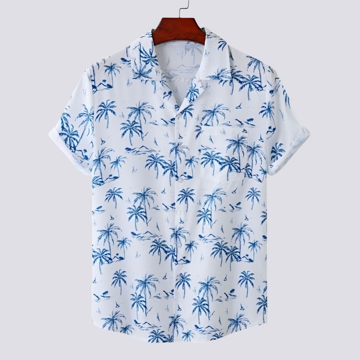 Ronan - Stilvolles Herrenhemd im Hawaii-Design