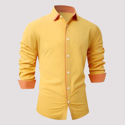 Samuel - Stilvolles Langarm-Overshirt für Herren