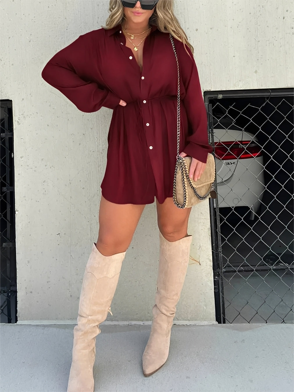 Effie - Bequemer Langarm-Jumpsuit