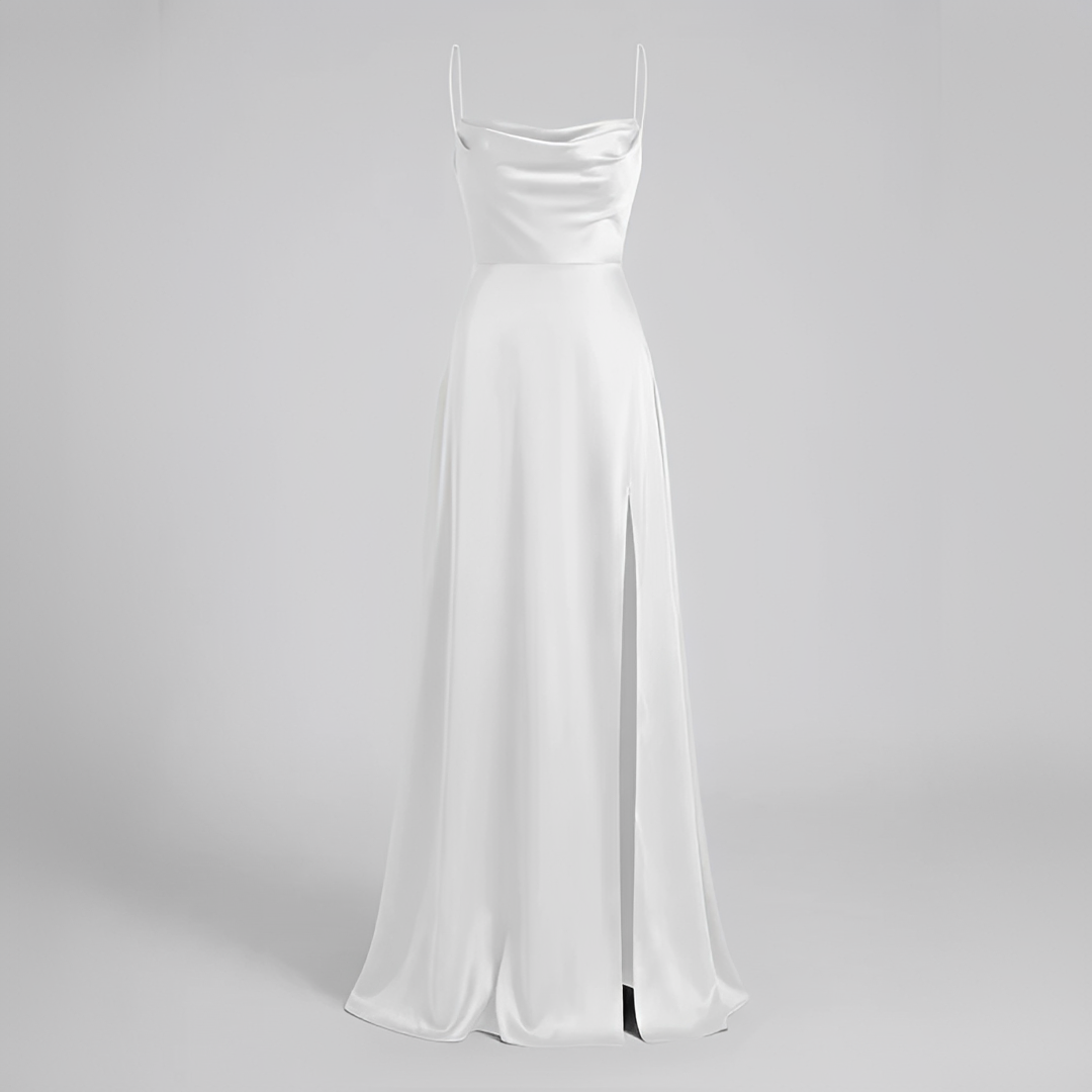 Glenda - Edles, fließendes Damenkleid