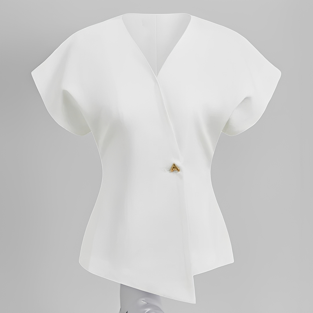 Ariella - Modische V-Ausschnitt-Bluse