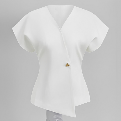 Ariella - Modische V-Ausschnitt-Bluse