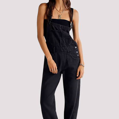 Sophie - Bequemer und lässiger Damen-Jeans-Jumpsuit