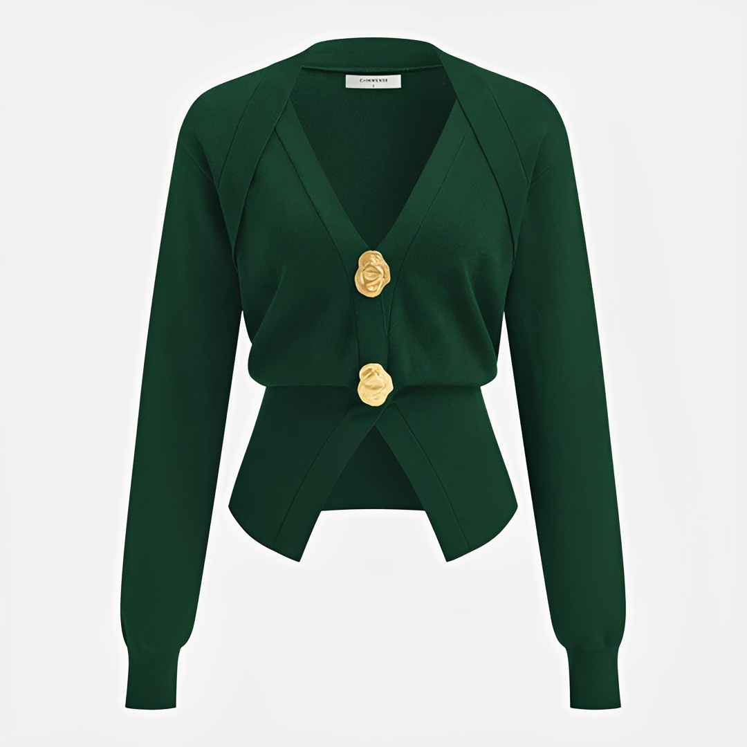 Kisha - Modejacke mit V-Kragen