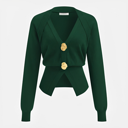Kisha - Modejacke mit V-Kragen