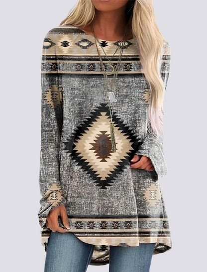 Monica - Modisches Ethno-Hemdkleid