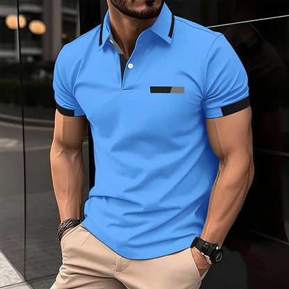 Julian - Elegantes, sportliches Polohemd mit Reverskragen für Herren