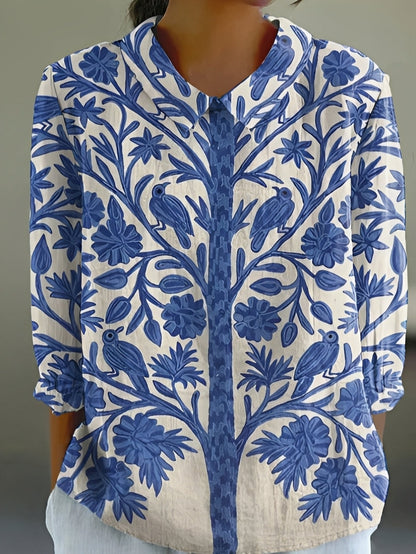 Alfie - Stylisches, leger geschnittenes Damen-Shirt mit Aufdruck