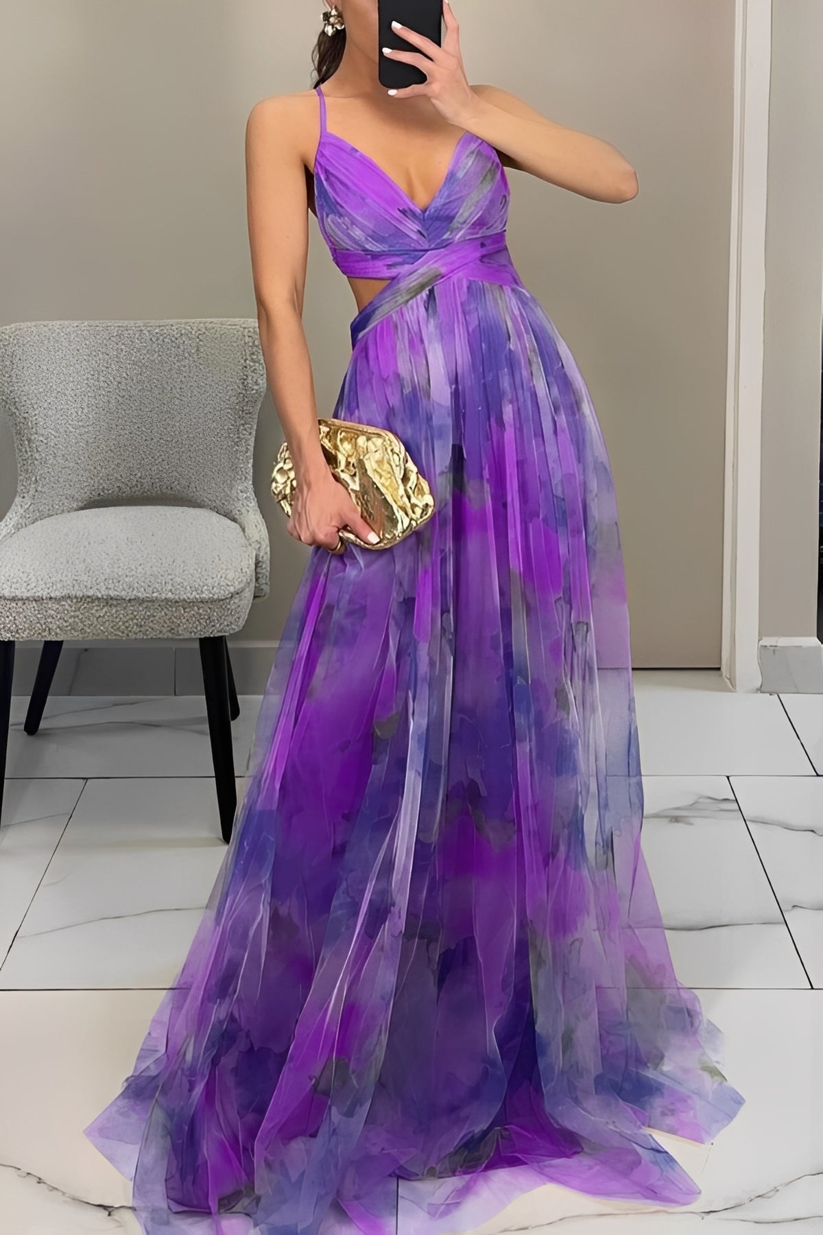 Davina - Stilvolles Maxikleid in A-Linie