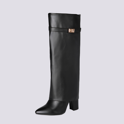 Jacqueline - Schicke Stiefel mit Blockabsatz