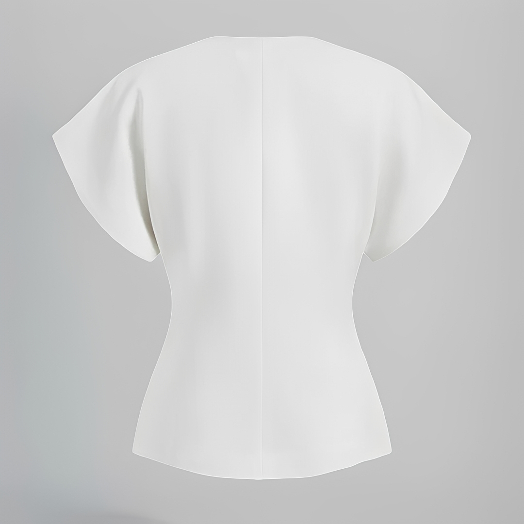 Ariella - Modische V-Ausschnitt-Bluse