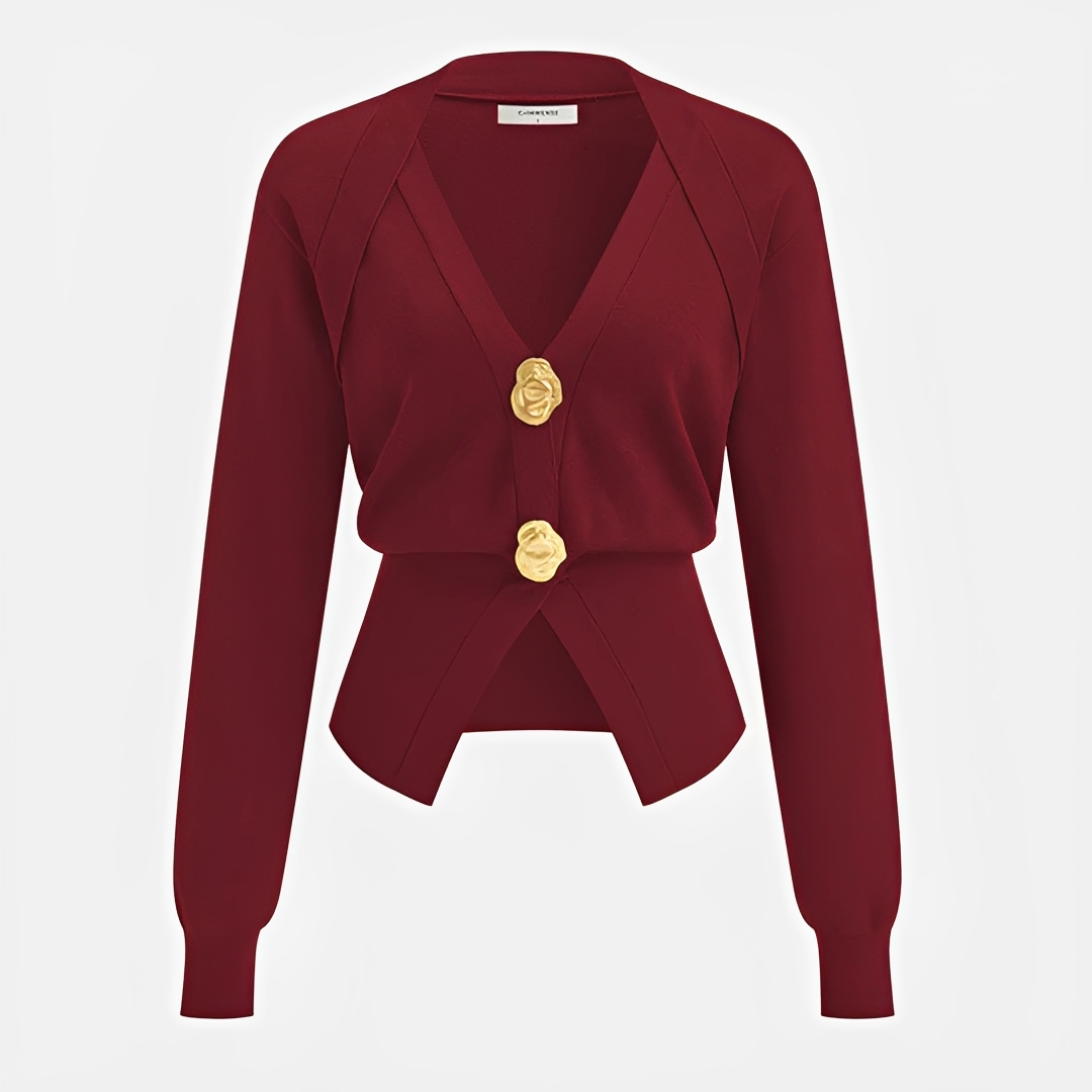 Kisha - Modejacke mit V-Kragen