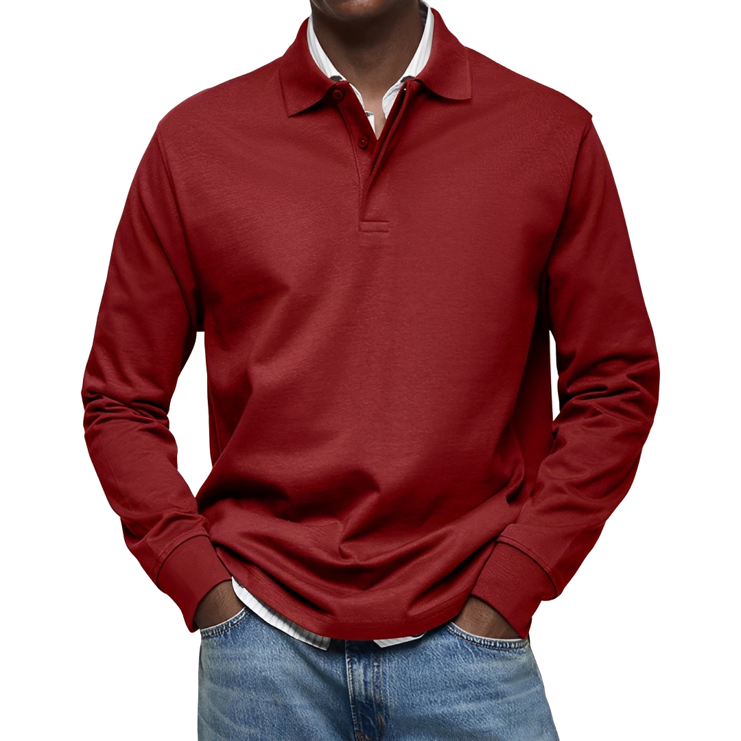 Argus - Langarm-Polo für Herren