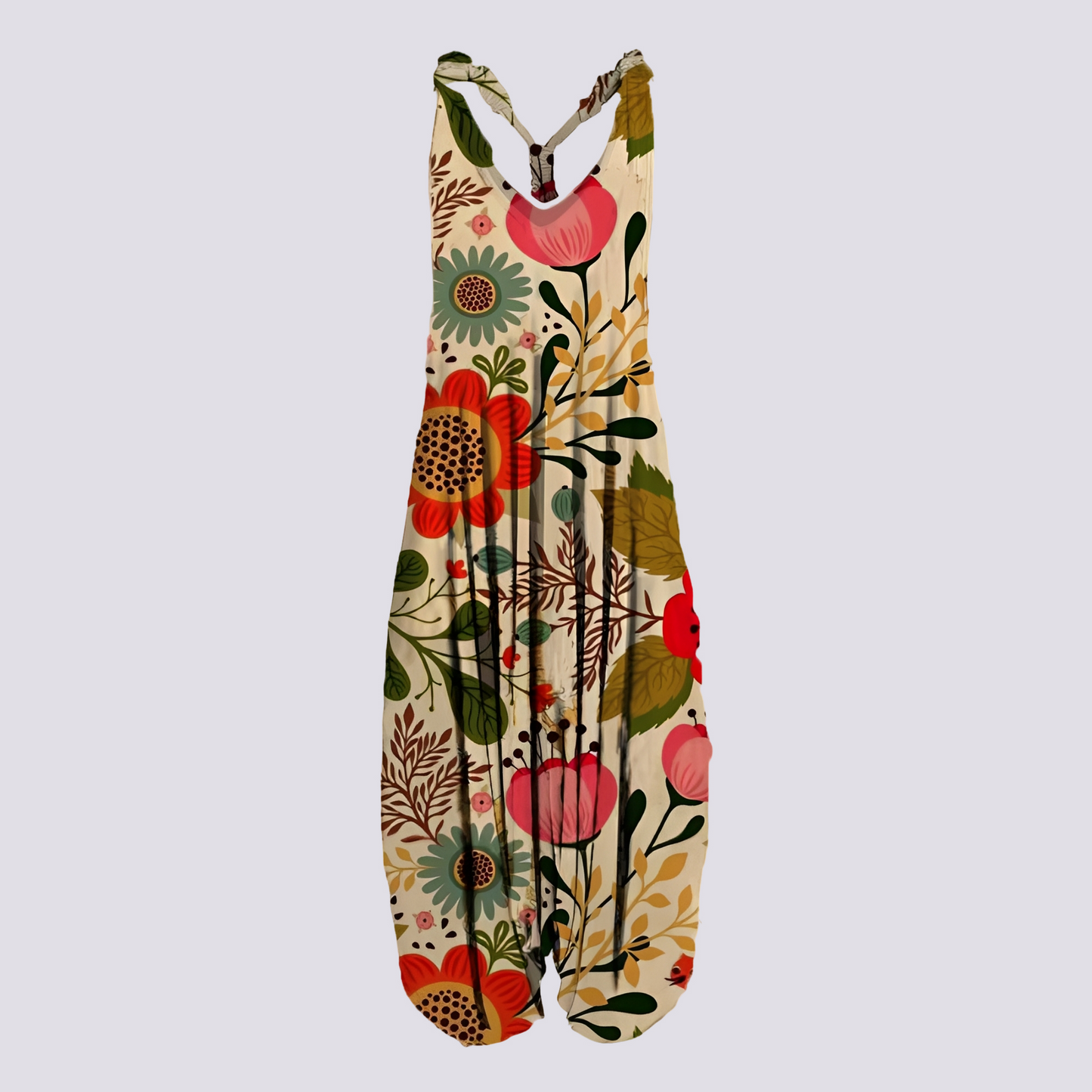 Jennifer - Komfortabler ärmelloser Jumpsuit