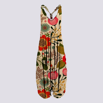 Jennifer - Komfortabler ärmelloser Jumpsuit