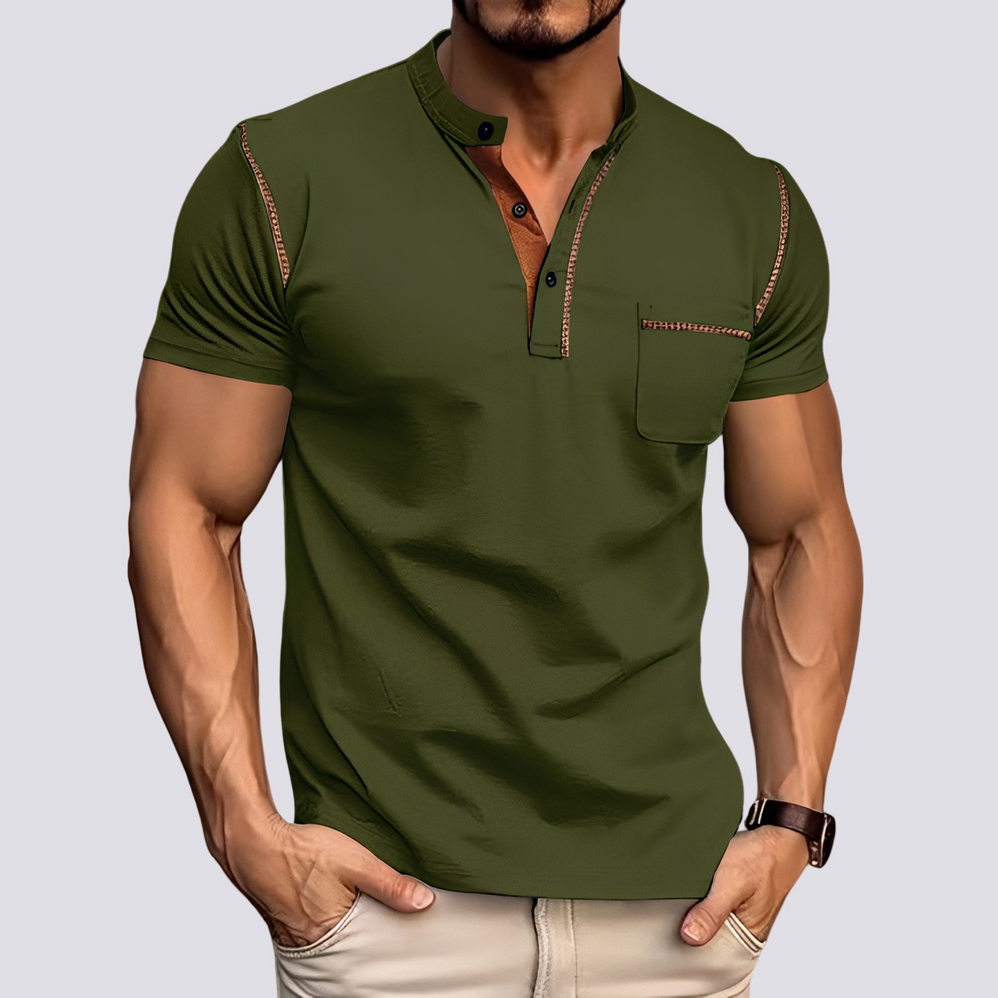 Stefan - Elegantes, luftdurchlässiges Poloshirt für Herren