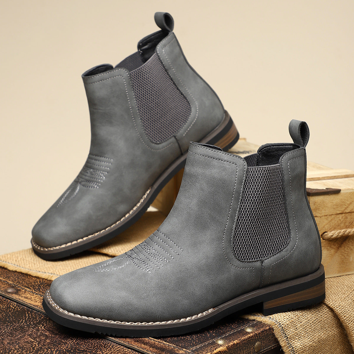 Carson - Elegante Stiefel mittlerer Höhe