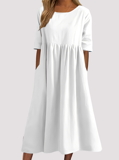 Julie - Damenkleid für den Alltag mit Taschen