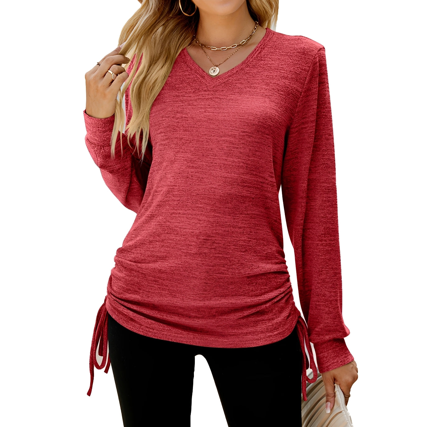 Ellaine - Stilvolles Damen-Top mit V-Ausschnitt