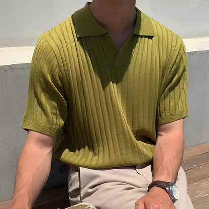 Melvin - Legeres Kurzarm-Poloshirt für Herren