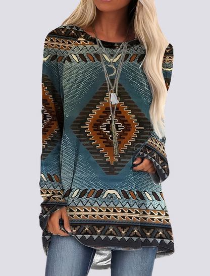 Monica - Modisches Ethno-Hemdkleid