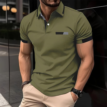 Julian - Elegantes, sportliches Polohemd mit Reverskragen für Herren