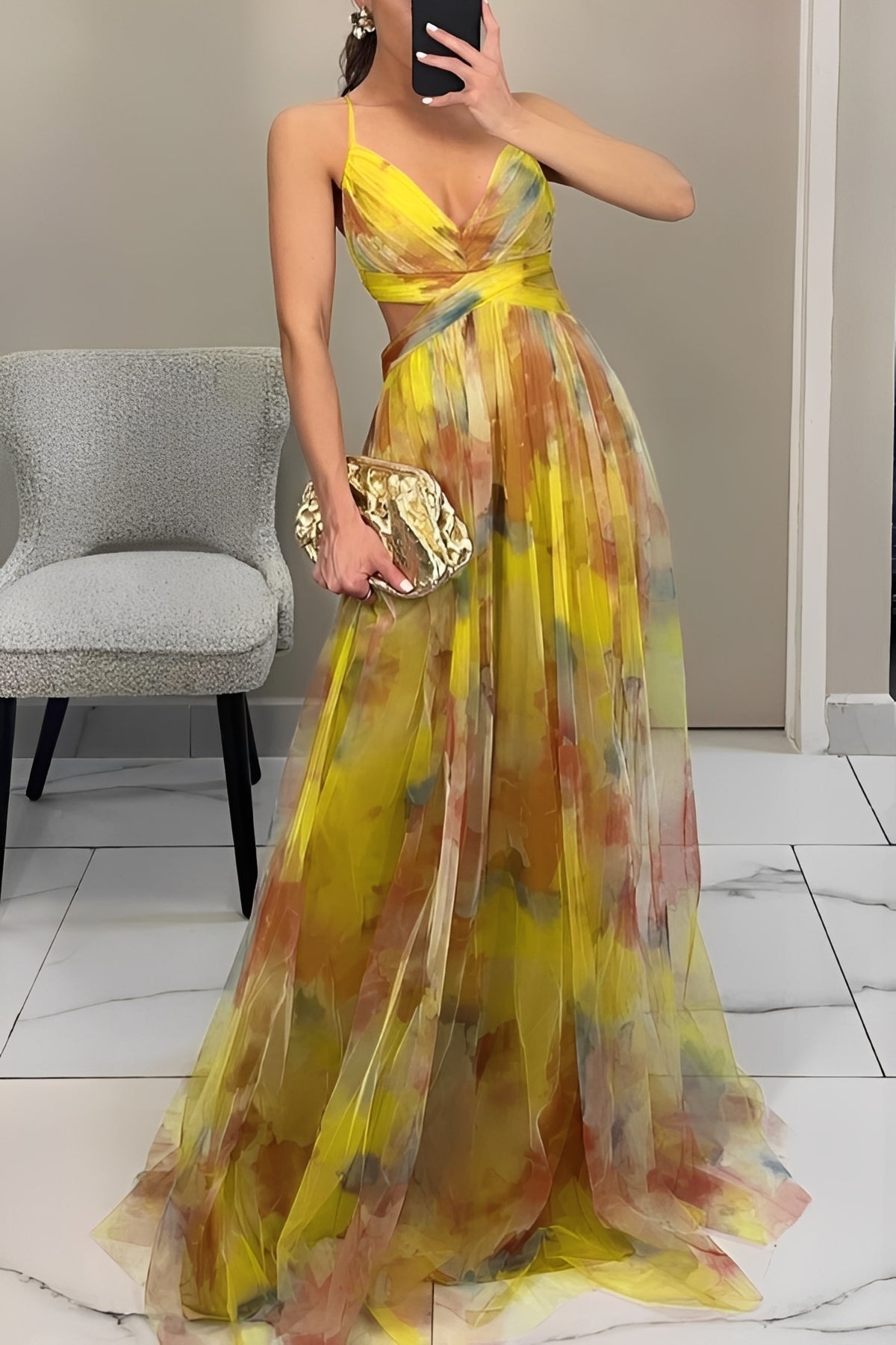 Davina - Stilvolles Maxikleid in A-Linie