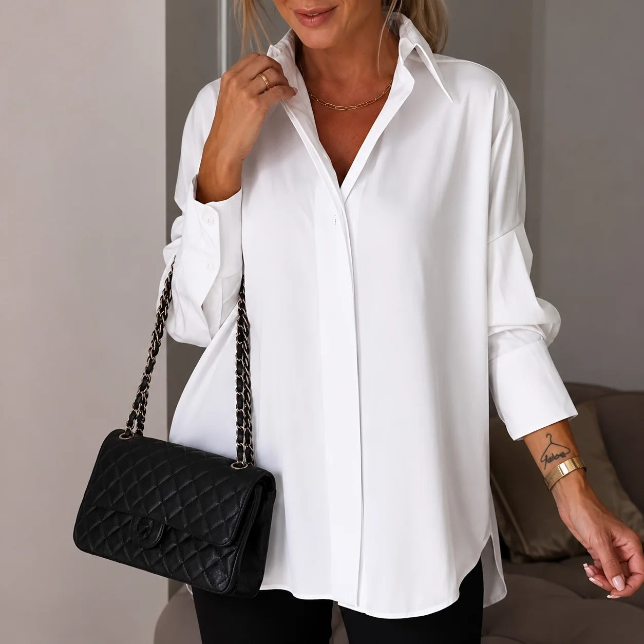 Lauren - Elegantes Langarmhemd