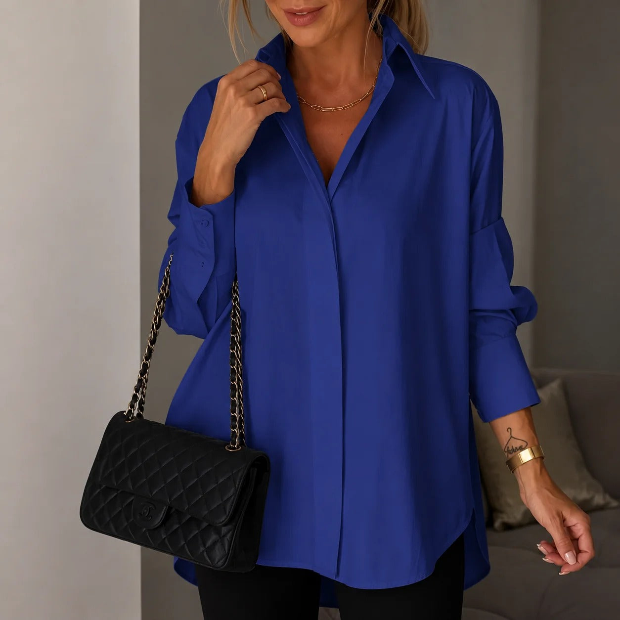 Lauren - Elegantes Langarmhemd