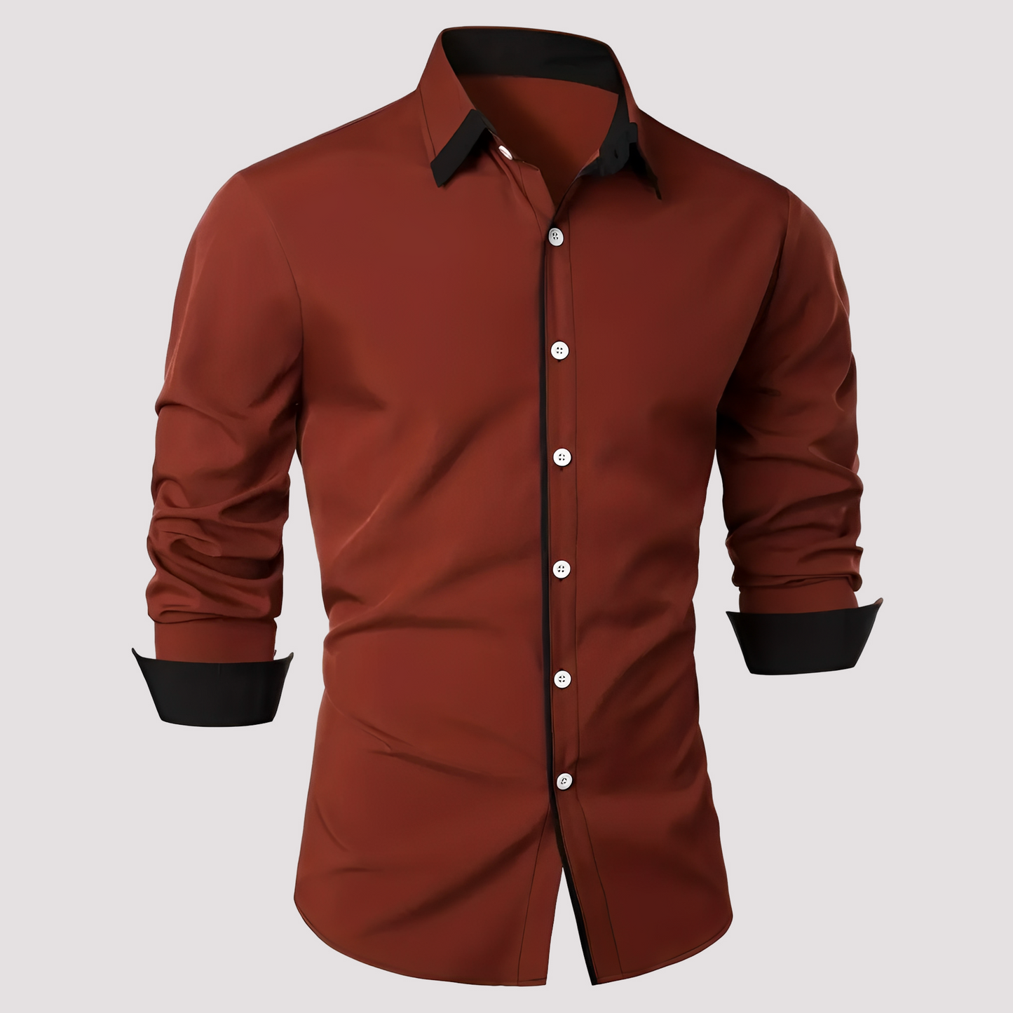 Samuel - Stilvolles Langarm-Overshirt für Herren
