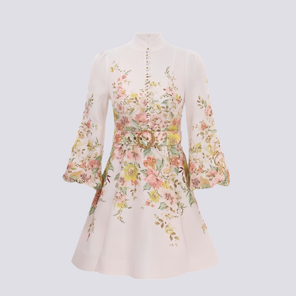 Saskia - Schickes Damen-Minikleid mit Knopfleiste