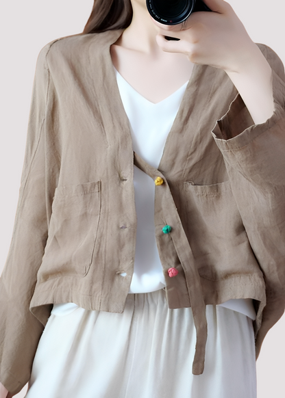 Tilly - Komfortabler, lässig geschnittener Damen-Cardigan mit Taschen