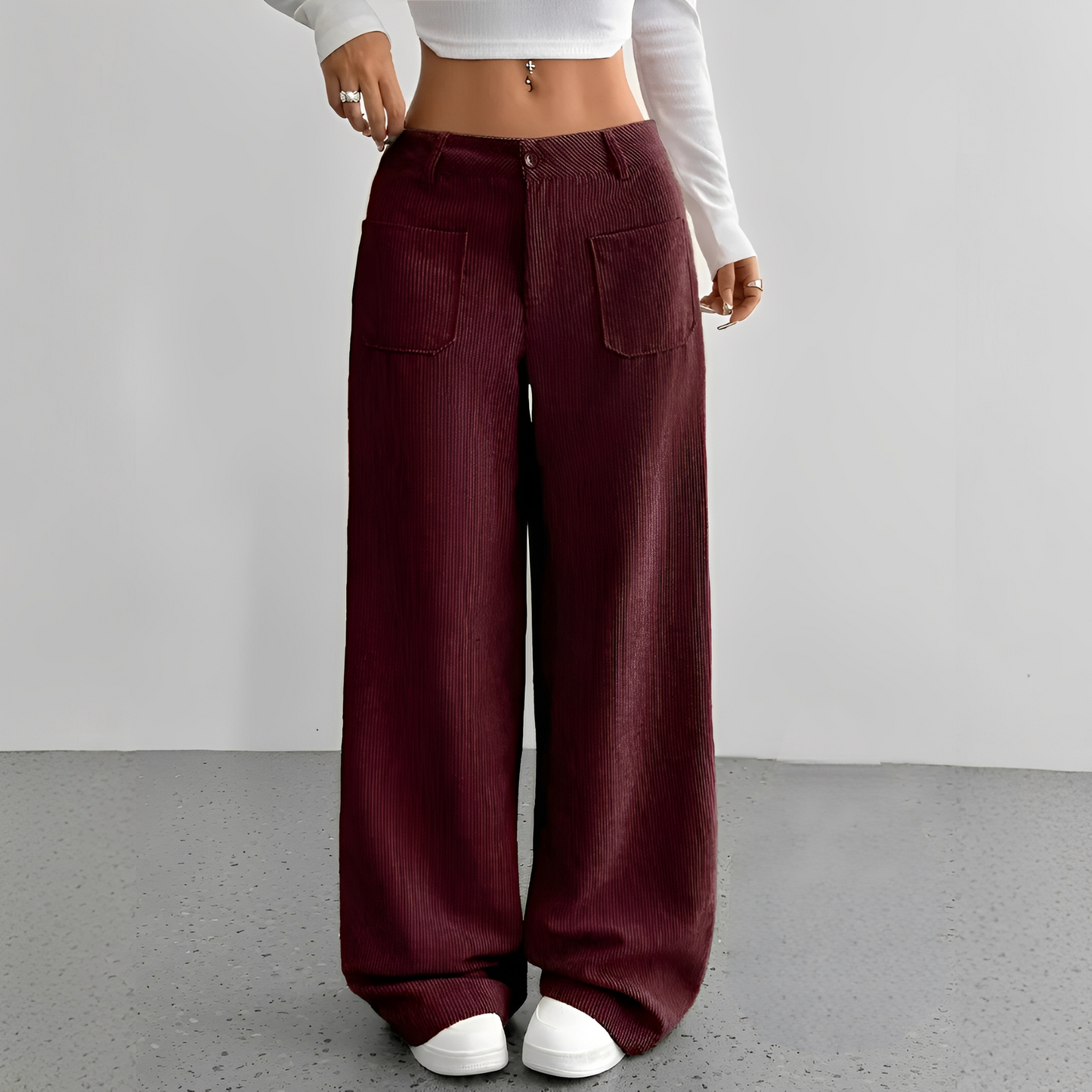 Isabelle - Cordhosen mit hoher Taille
