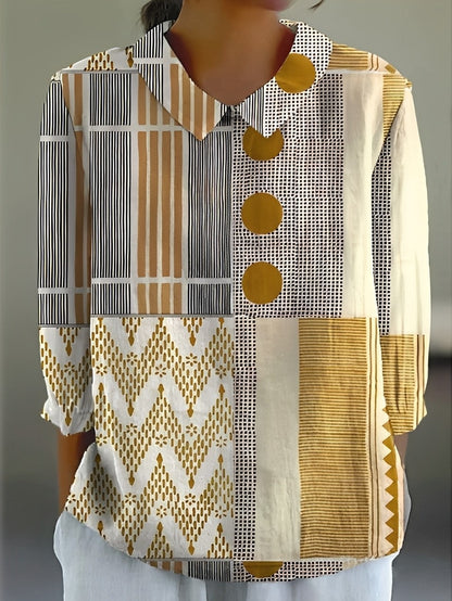 Alfie - Stylisches, leger geschnittenes Damen-Shirt mit Aufdruck