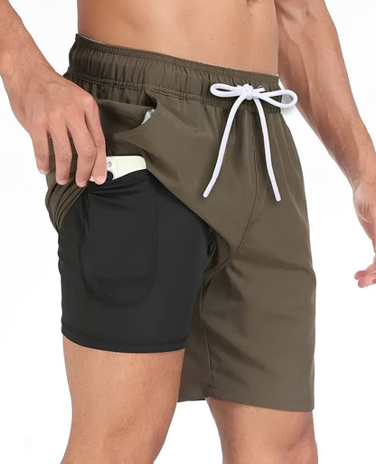 Adam – Herren Badeshorts – Schnelltrocknende Strandbekleidung