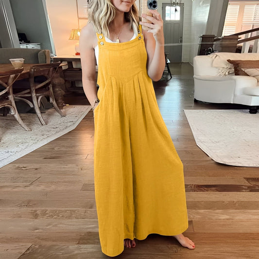 Chloe - Eleganter Damen-Jumpsuit mit weitem Bein