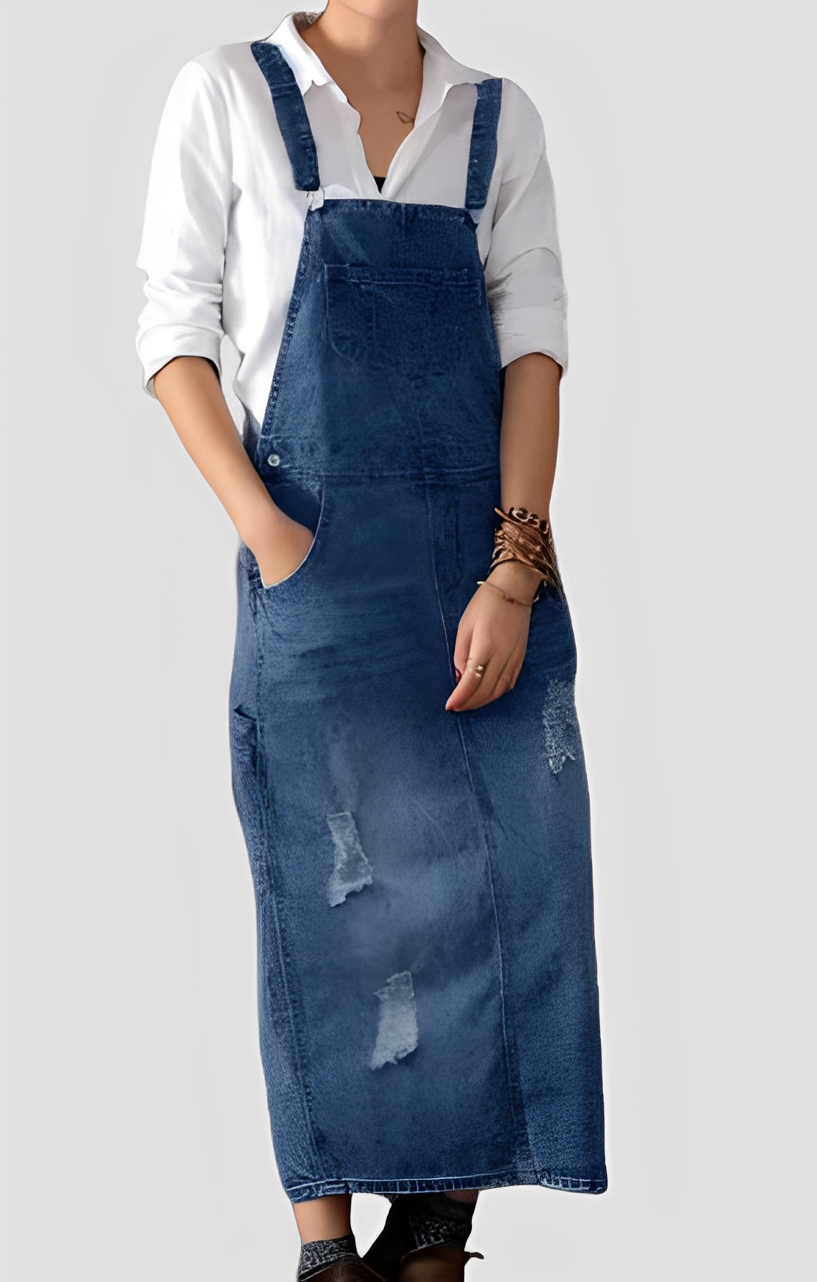 Katya - Eleganter Damen-Jeans-Overall