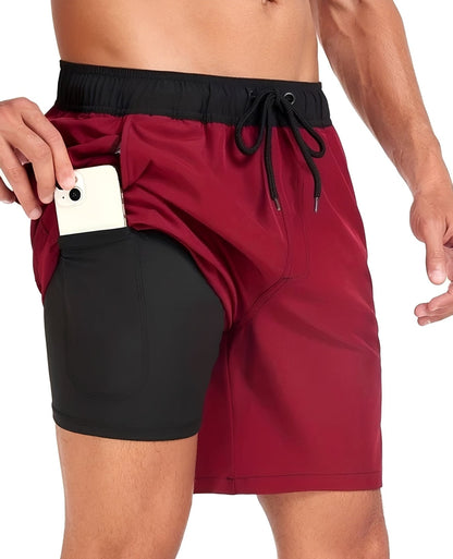 Adam – Herren Badeshorts – Schnelltrocknende Strandbekleidung